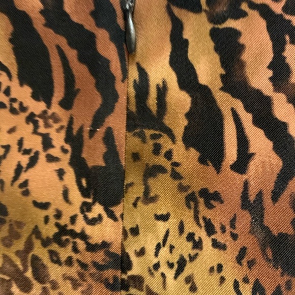 Connected Apparel Animal Print Dress Size 10 - Picture 3 of 6